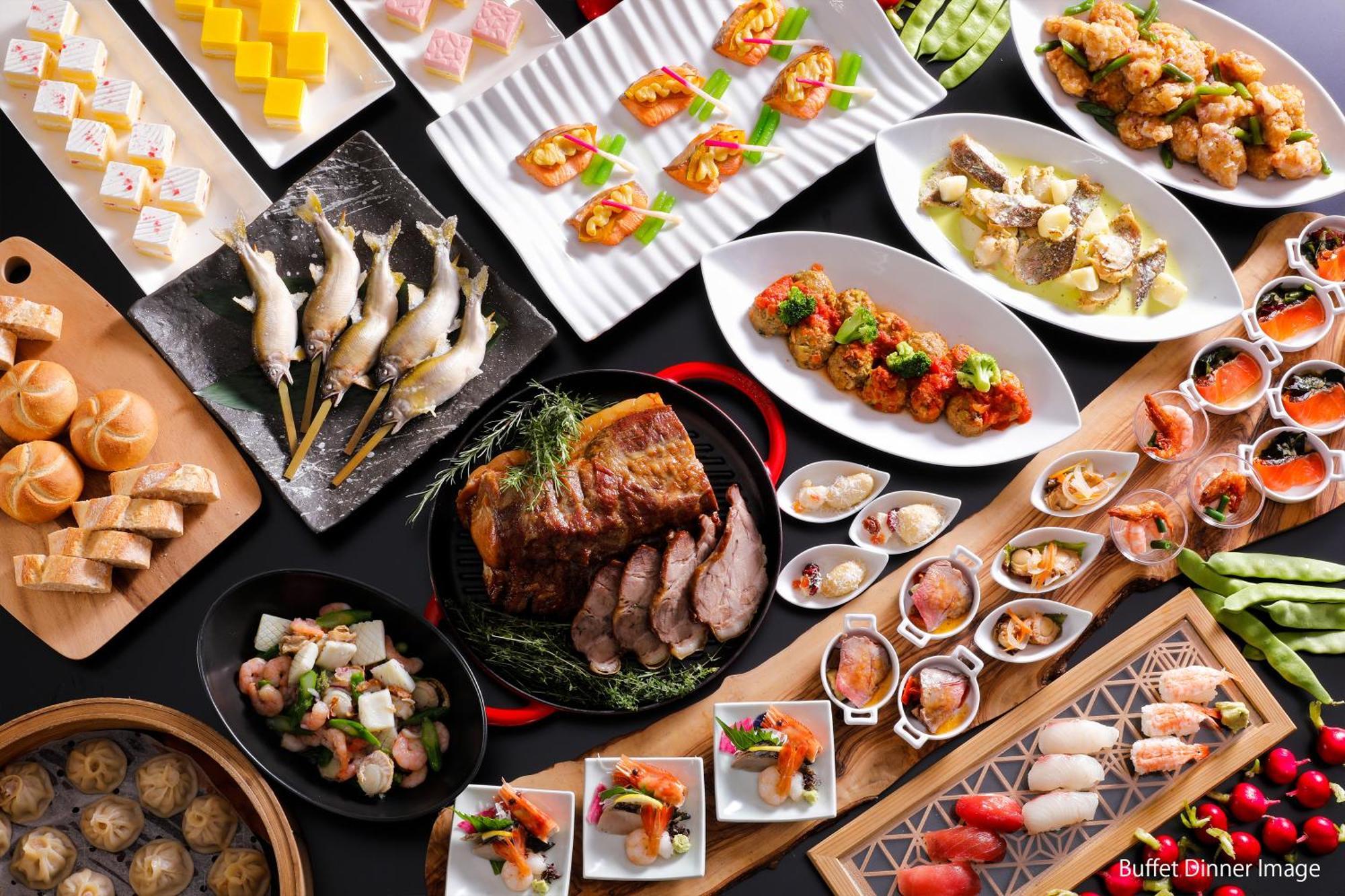 فندق تاكاياما جرين المظهر الخارجي الصورة A selection of Chinese cuisine