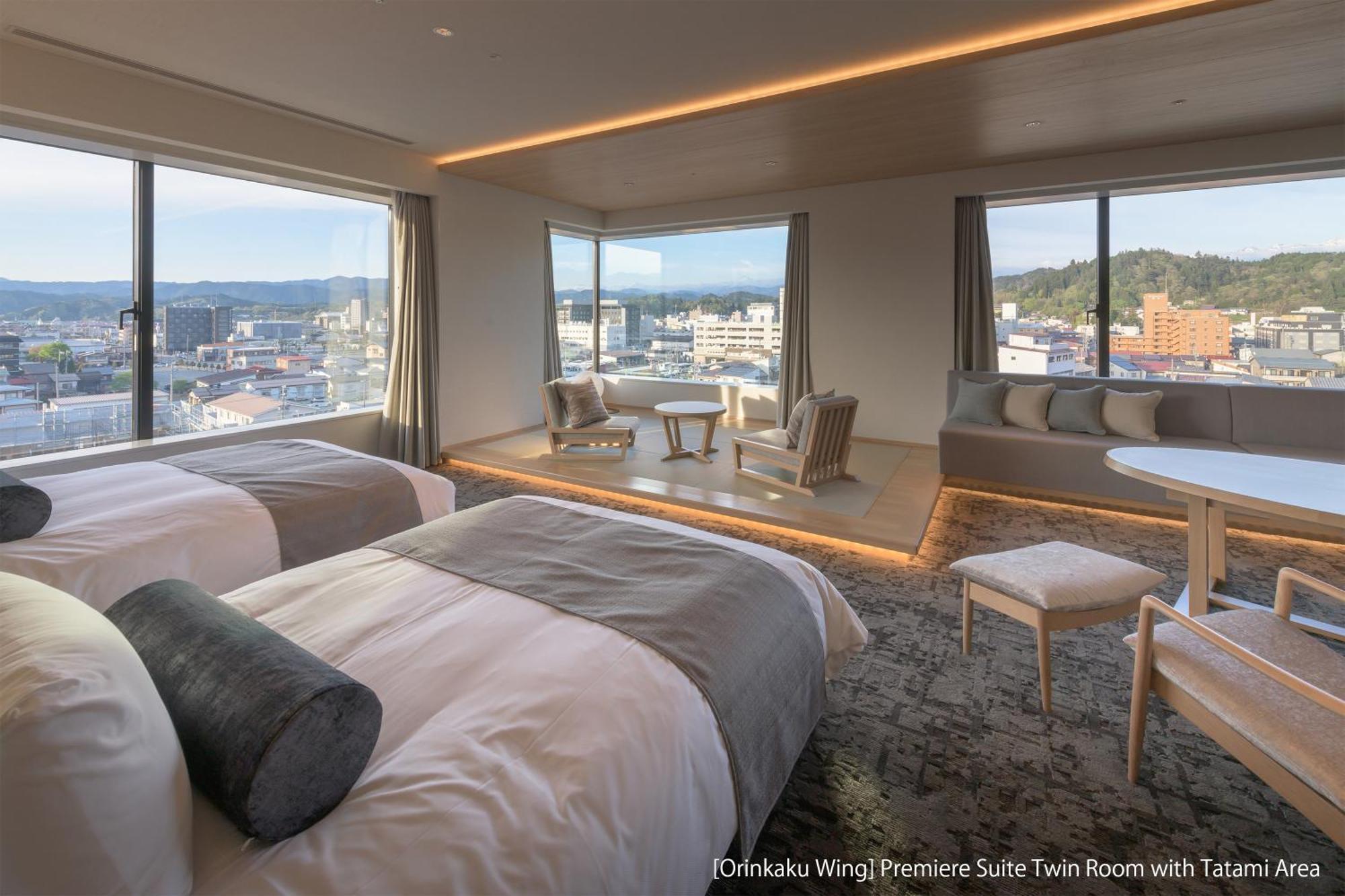 فندق تاكاياما جرين المظهر الخارجي الصورة Premier Suite Twin Room with Tatami